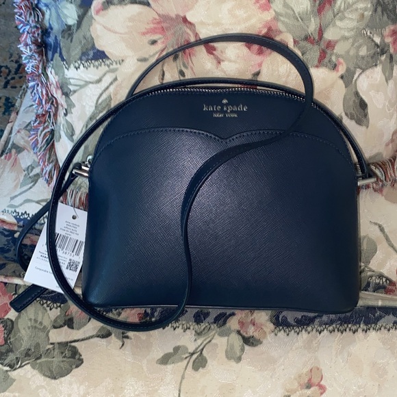 KATE SPADE PAYTON DOME CROSSBODY NWT BLAZER BLUE SAFFIANO LEATHER - Picture 3 of 9